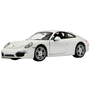 METALLIC CAR PORSCHE 911 WHITE SCALE 1 TO 24