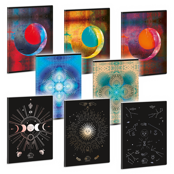 Ars Una Mystic Constellation 22 (5191) A5 extra kapcsos kockás füzet (53141910)