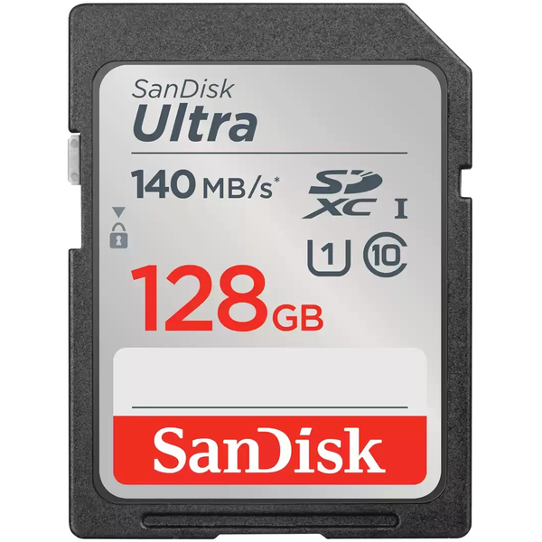 Paměťová karta SanDisk Ultra SDXC UHS-I 128GB U1 140 MB/s