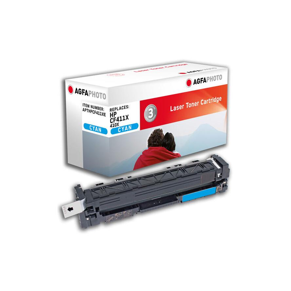 Toner cyan AgfaPhoto CF411X – compatibil cu HP