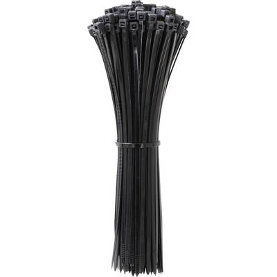 Quadrios 24CA374 24CA374 Kábelkötöző 350 mm 7.6 mm Fekete UV stabilizált 100 db (24CA374)
