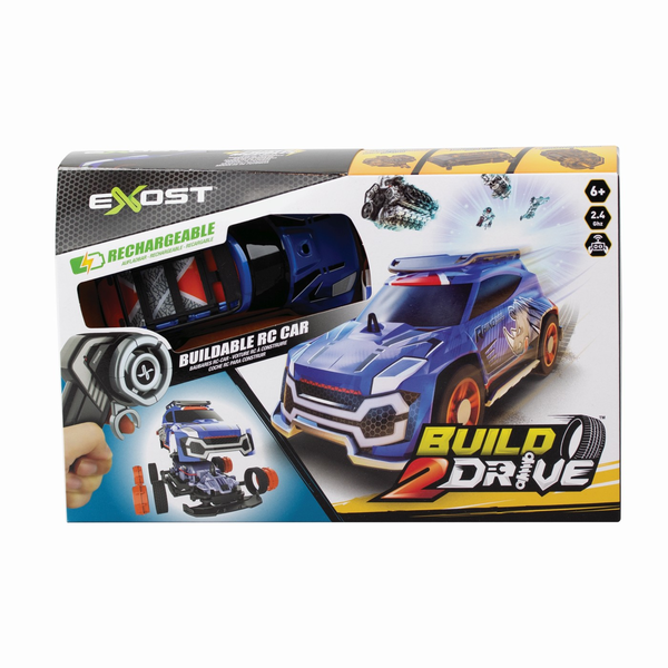 SILVERLIT EXOST BUILD 2 DRIVE RC CAR BLUE