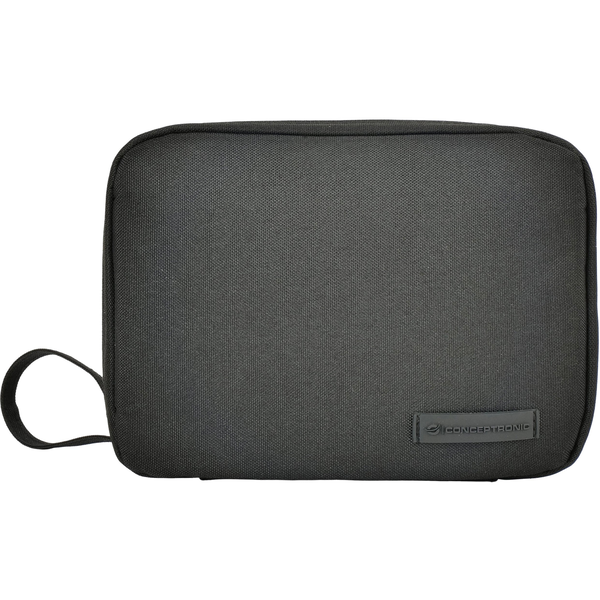 Conceptronic UMBRIX01B borsa e tracolla Poliestere, Polietilene tereftalato riciclato (rPET) Nero Unisex Borsa a mano