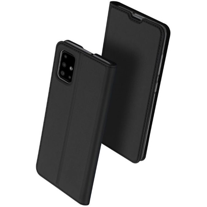 Motorola Moto G71 5G, Oldalra nyíló tok, stand, Dux Ducis, fekete (121340)