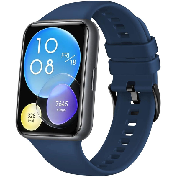 FIXED Silicone Strap Huawei Watch FIT2/FIT2 Classic - kék