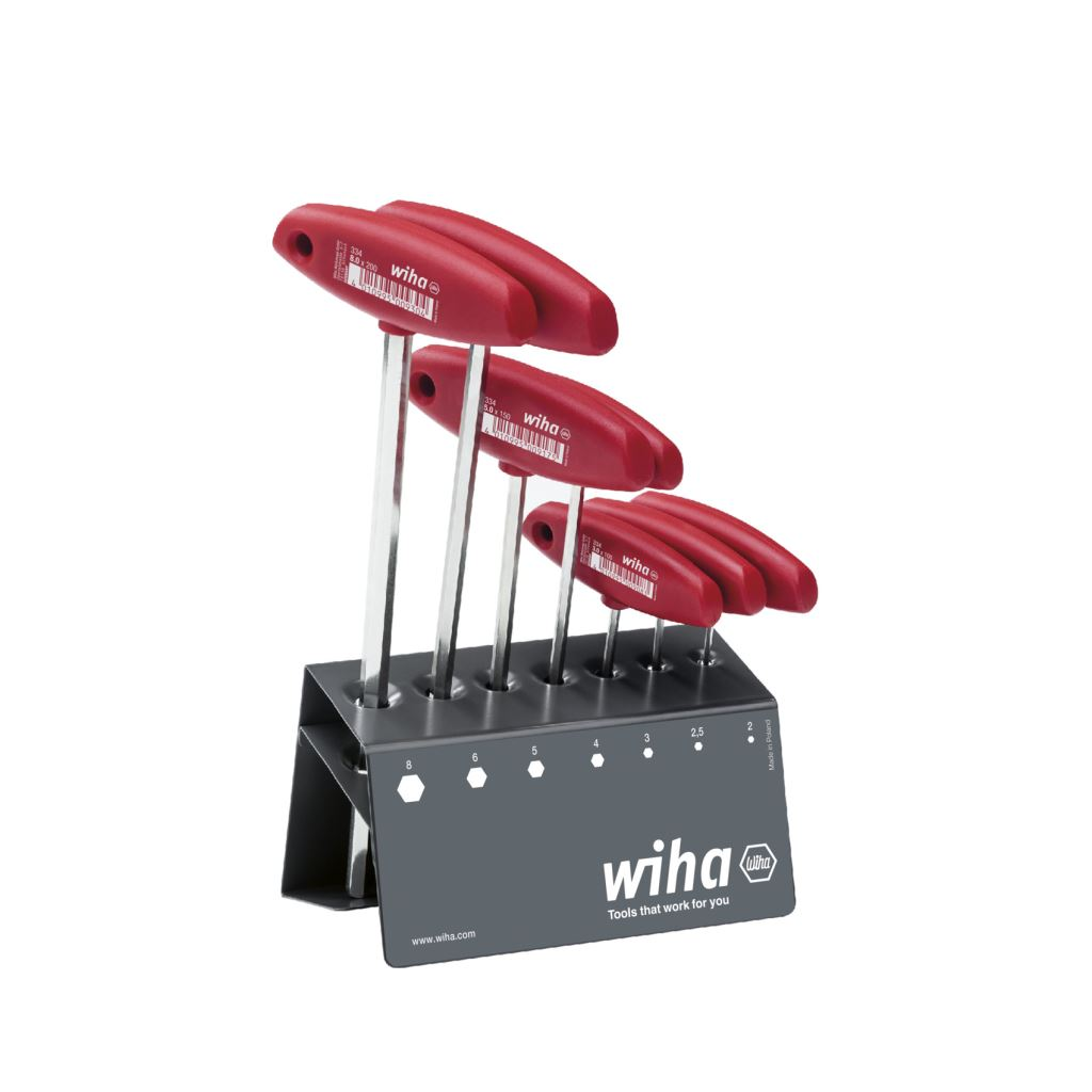 Wiha T-markolatú imbuszkulcs készlet 7 részes Belső hatlap (00953) (wiha00953)