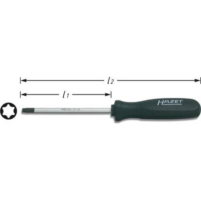 Surubelnita Hazet Trinamic HZ803-T20, profil torx, T20 x 175 mm, maner aderent, suprafata cromata