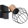 Paulmann Lanka 66766 Fali fényszóró E14 Fekete, Fa (világos)