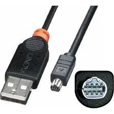 Lindy USB Digital Camera Cable cable USB 2 m USB A Negro