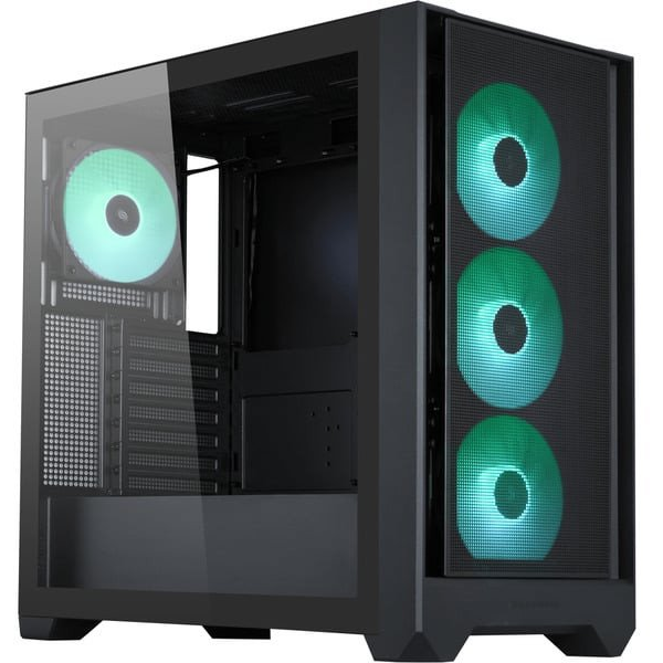 SILENTIUMPC Flow 110 TG ARGB fekete FLOW110BLACK