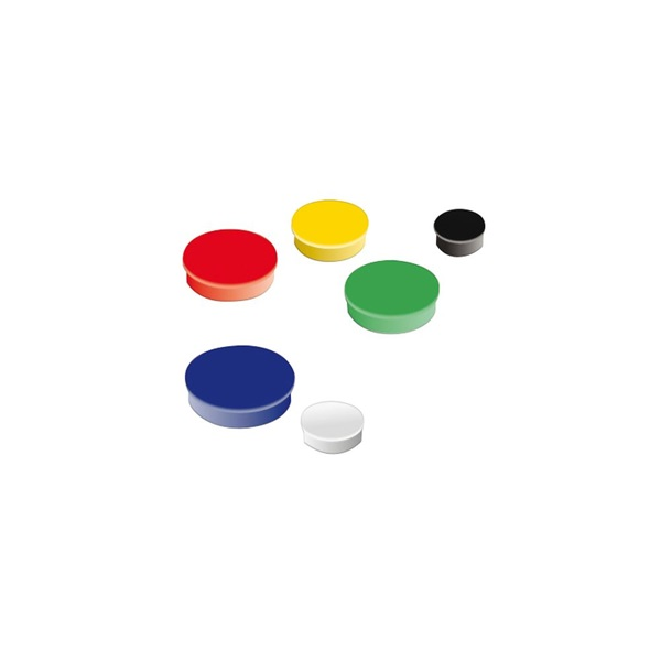 Niceday 20mm 10db piros táblamágnes (6851610)