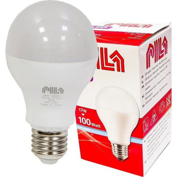 LED žárovka PILA E27 A60 1521 lm 13 W 4000 K