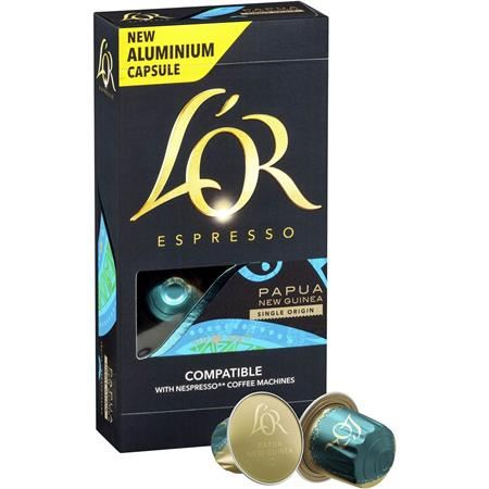 Nespresso kapsle L'OR Papua New Guinea 10 ks