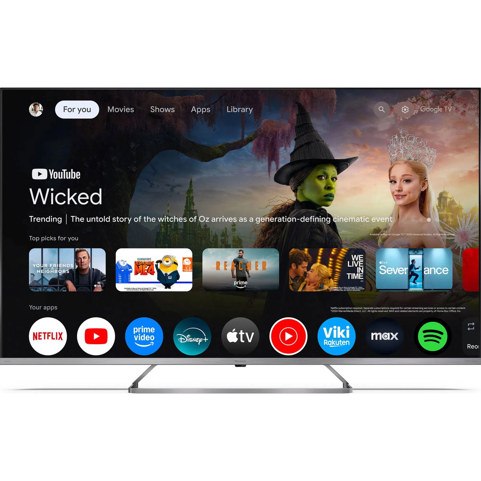 55" Sharp 55JP7265E (55JP7265E)