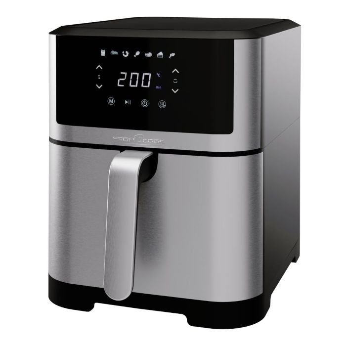 ProfiCook PC-FR 1269 AirFryer Forrólevegős sütő 8L 1800 Watt - Ezüst (PC-FR 1269)