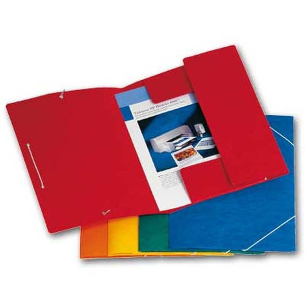 Hit A4 prespán pólyás 10db/cs sárga gumis mappa (689.406)