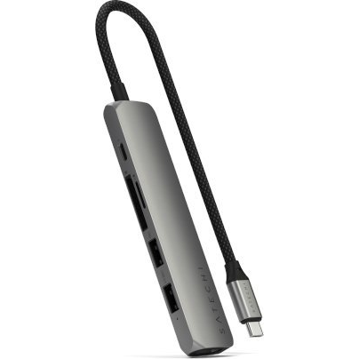Satechi ST-P6SM hálózati csatlakozó USB C-típus 10000 Mbit/s Szürke (ST-P6SM)