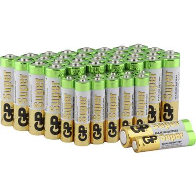 Alkáli elemkészlet, GP 32 db ceuza, 12 db mikroelem (030MEGAPACK)