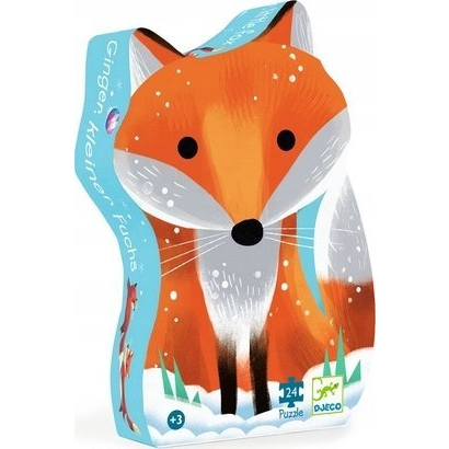 Formadobozos puzzle - Gyömbér a kis róka, 24 db-os - Ginger, little fox (DJ07285)