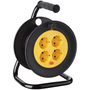 Entac ESCRG4-15 250V Hosszabbítós kábeldob 4 aljzatos 15m - Fekete/Sárga