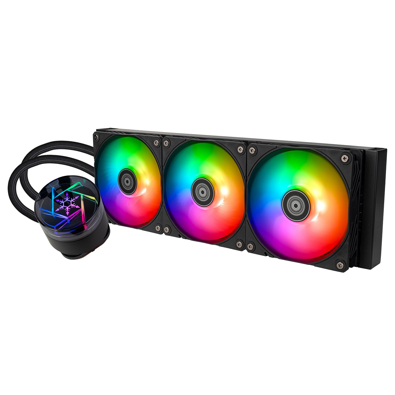 SilverStone NovaPeak 360 ARGB Folyadékhűtés 360mm (SST-NP360-ARGB)