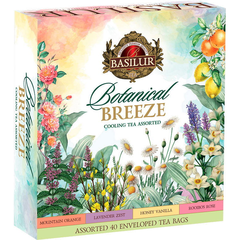 BASILUR Botanical Breeze Cooling Tea Assorted 40 filter (4792252946637)
