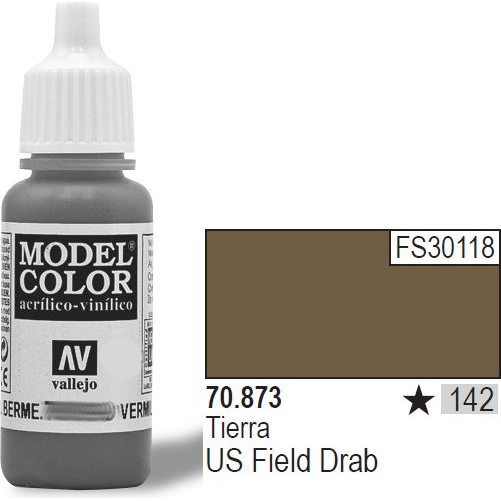 Vallejo Model Color Us Field Drab Akrilfesték 70873