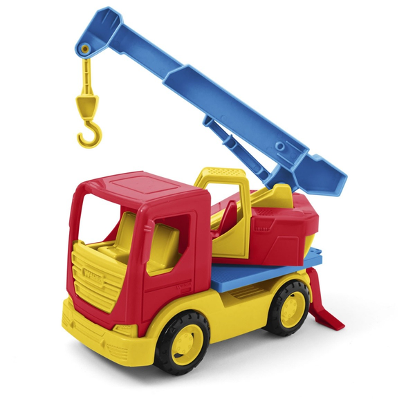 Wader Tech Truck Darus teherautó - Sárga/piros