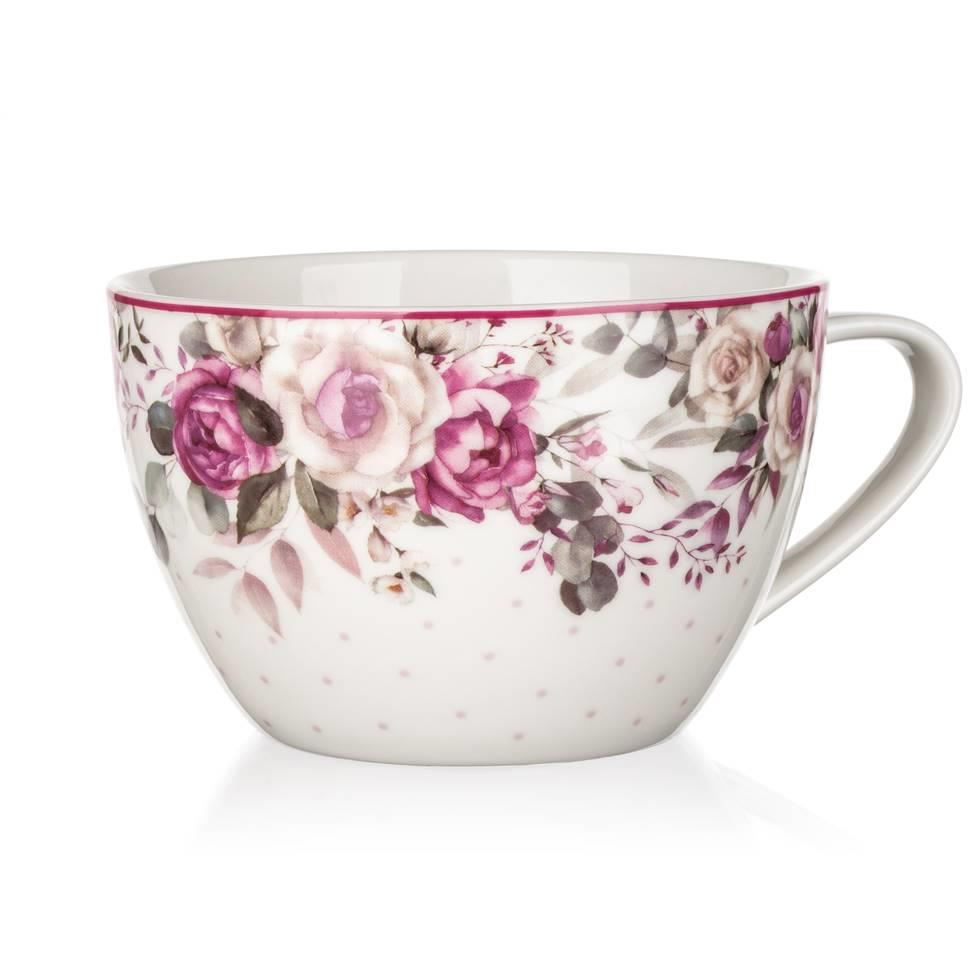 BANQUET ROSE Jumbo bögre, 550 ml, 4 db (A26783)