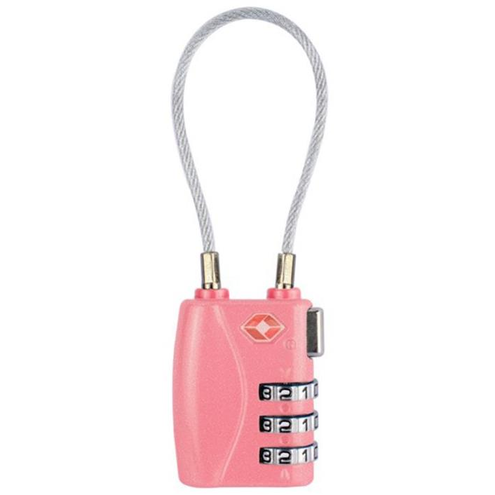 Kufryplus TSA lock with lanyard TL216 pink (K0810000TL216)