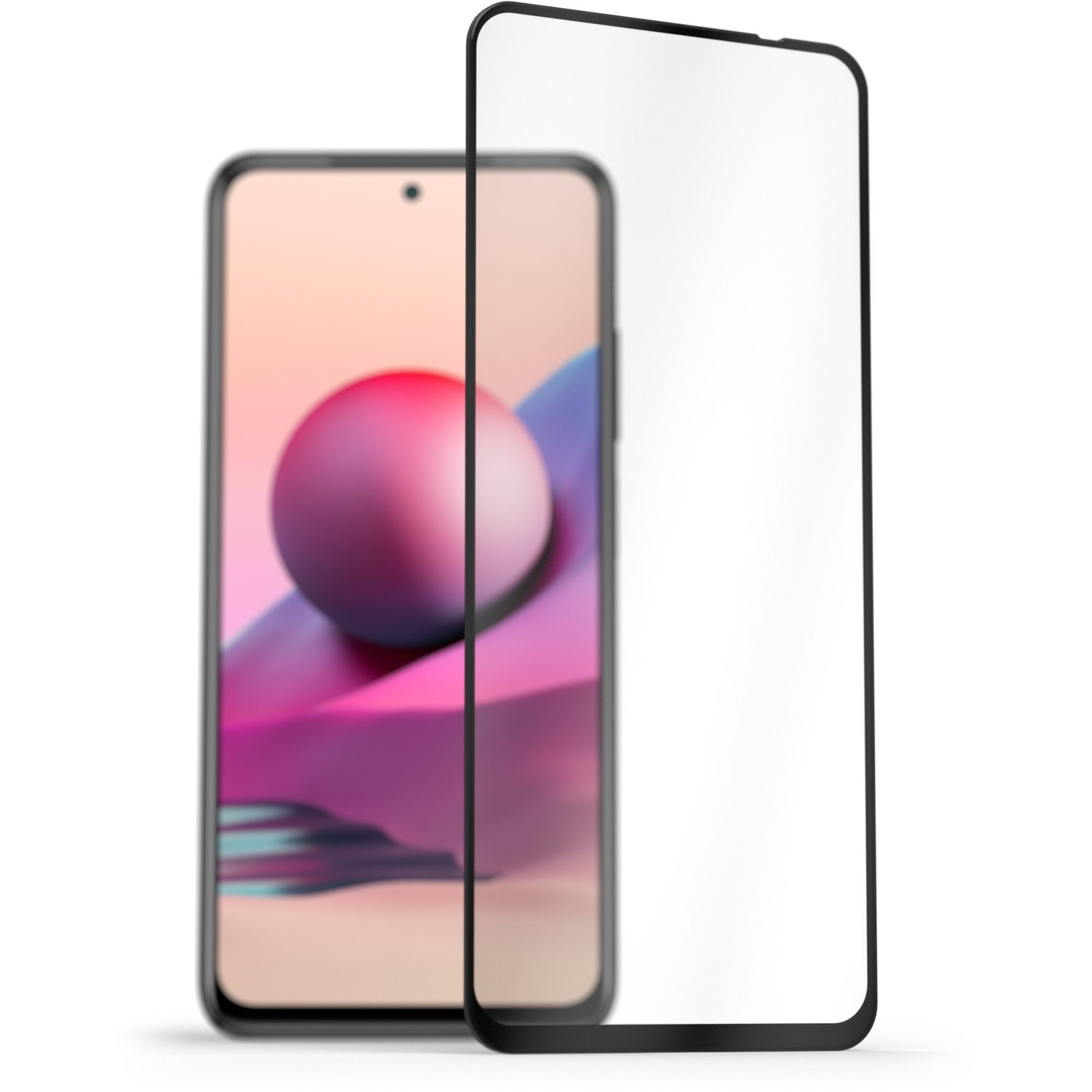 AlzaGuard FullCover Glass Protector Xiaomi Redmi Note 10 / 10S 2.5D üvegfólia (AGD-TGB0035)