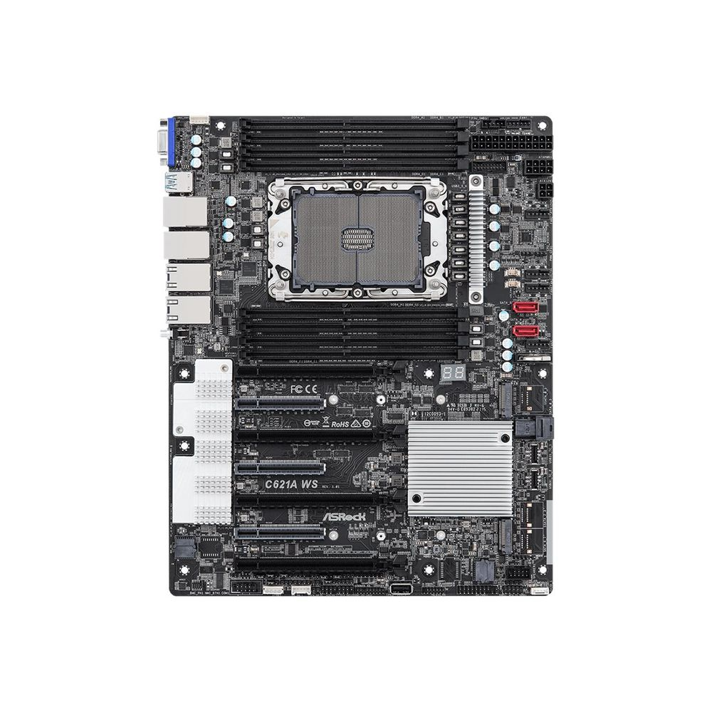 ASRock C621A WS ATX - Socket P+ - C621A (90-MXBGU0-A0UAYZ)