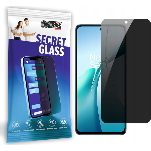  GrizzGlass Szkło prywatyzujące GrizzGlass SecretGlass do OnePlus Nord CE4 Lite