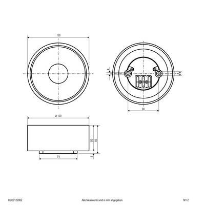 EVN DD20120902 DD20120902 LED-es mennyezeti lámpa LED Fekete (DD20120902)