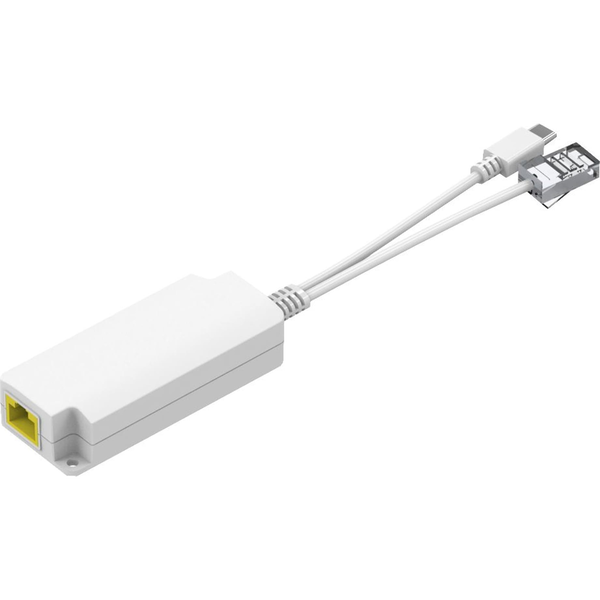 Adapter USB MicroConnect Microconnect MC-POESPLITTER-CW rozgałęziacz sieciowy Biały Obsługa PoE