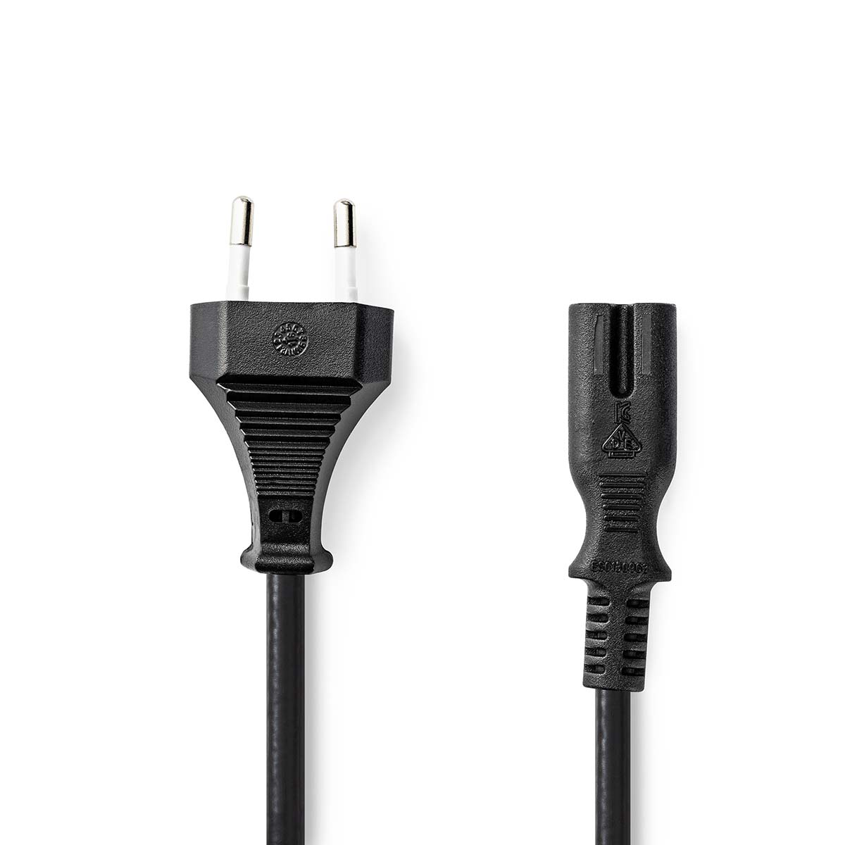 NEDIS napájací kábel pre adaptéry/ Euro zástrčka - konektor IEC-320-C7/ prí (CEGL11040BK50)