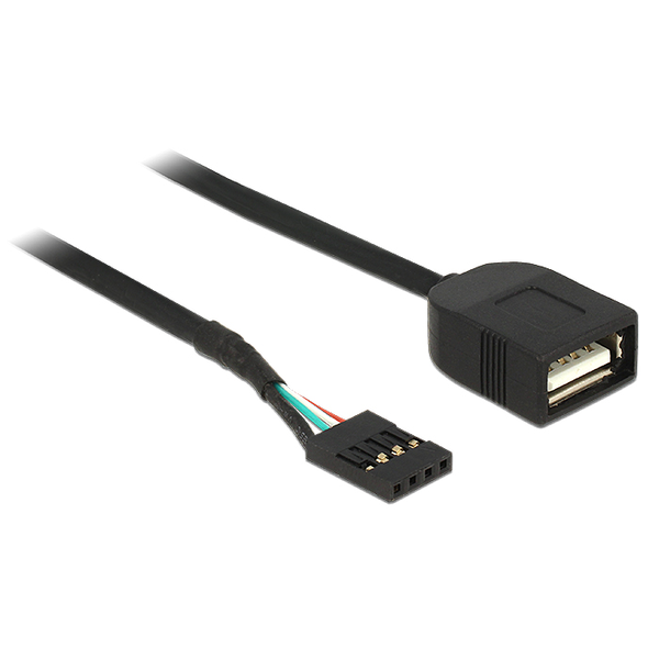 DELOCK USB Kabel Pinheader 4Pin -> A Bu/Bu 0.40m