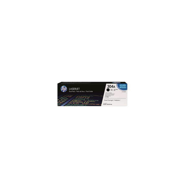 HP 304A 2-pack Black Original LaserJet Toner Cartridges tonerová náplň 2 kusů Černá