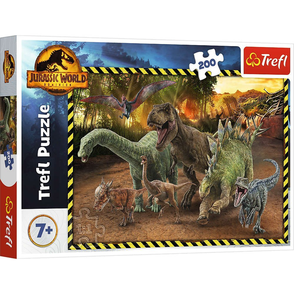Trefl 13287 puslespil 200 stk Dinosaurer
