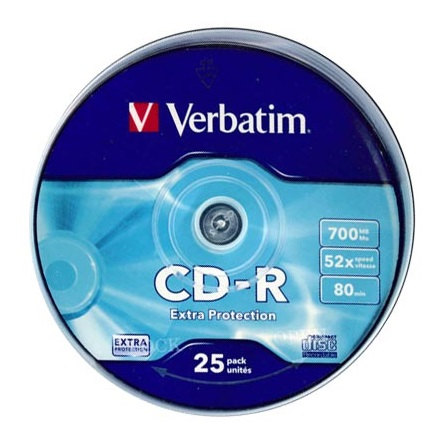 Verbatim CD-R Extra Protection 700 MB 52x 25 stk