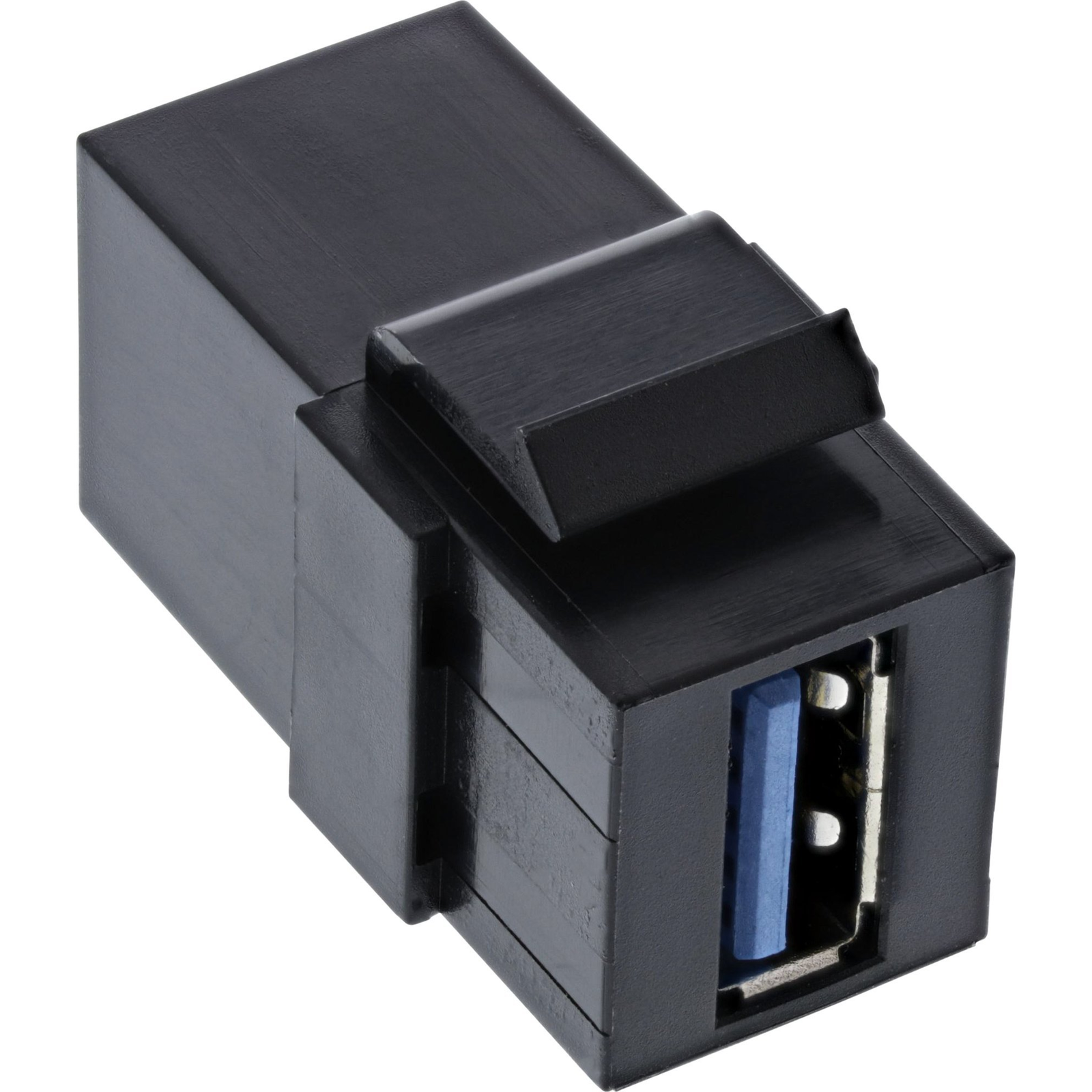 InLine 76202K csatlakozó átlakító USB 3.1 (Gen.1) A female USB 3.0 A Fekete (76202K)