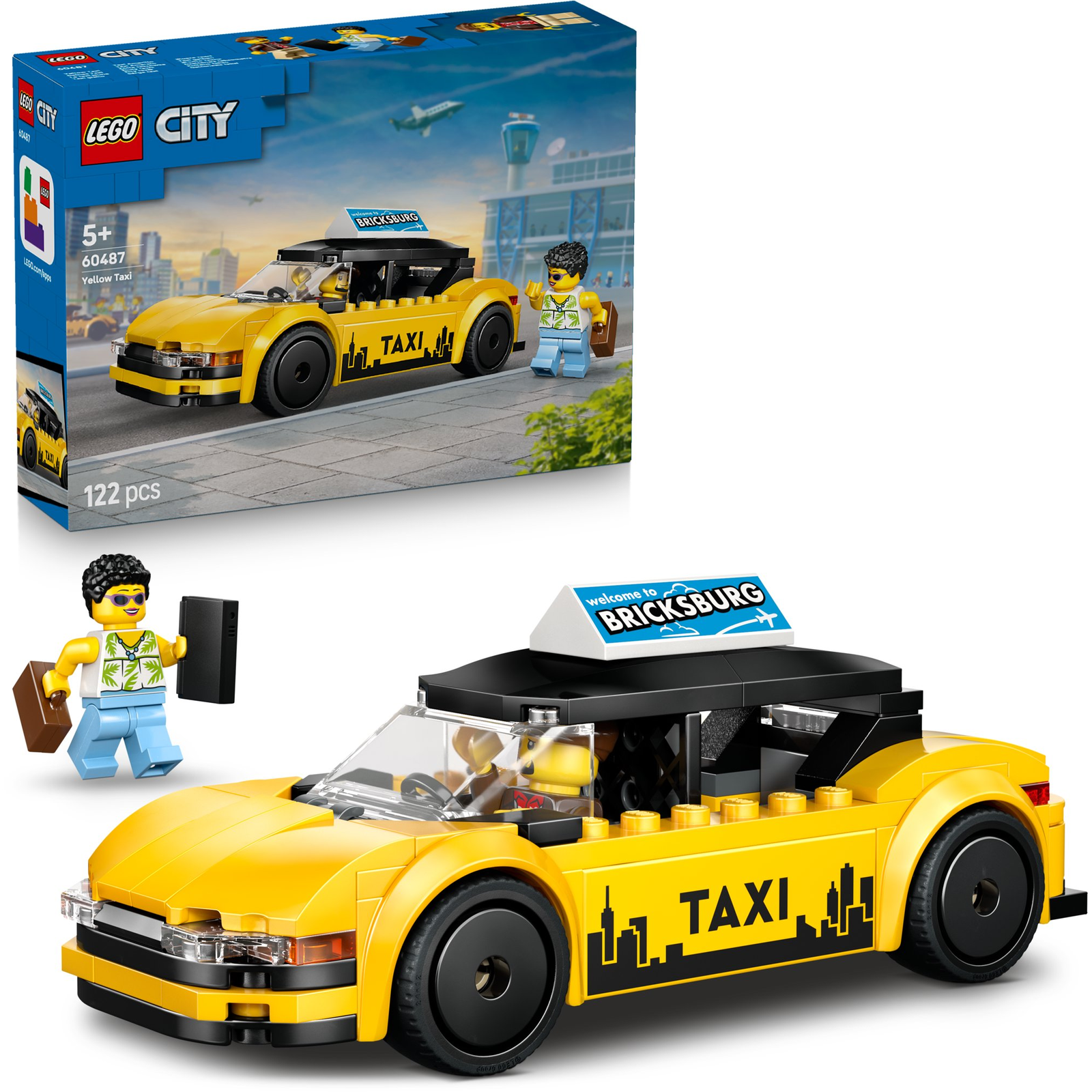 LEGO® City Sárga taxi 60487 (5702018031926)