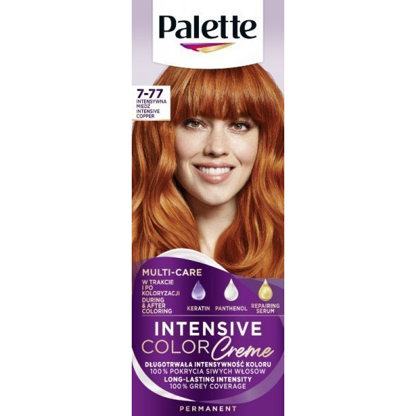 Palette Intensive Color Cream Intenzív Vörös 7-77 krémhajfesték 2x50ml (9000101706321) (142859)
