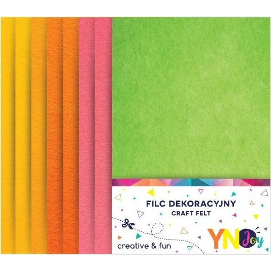  Noster Filc dekoracyjny Fluo YNJ 8 kolorów NOSTER