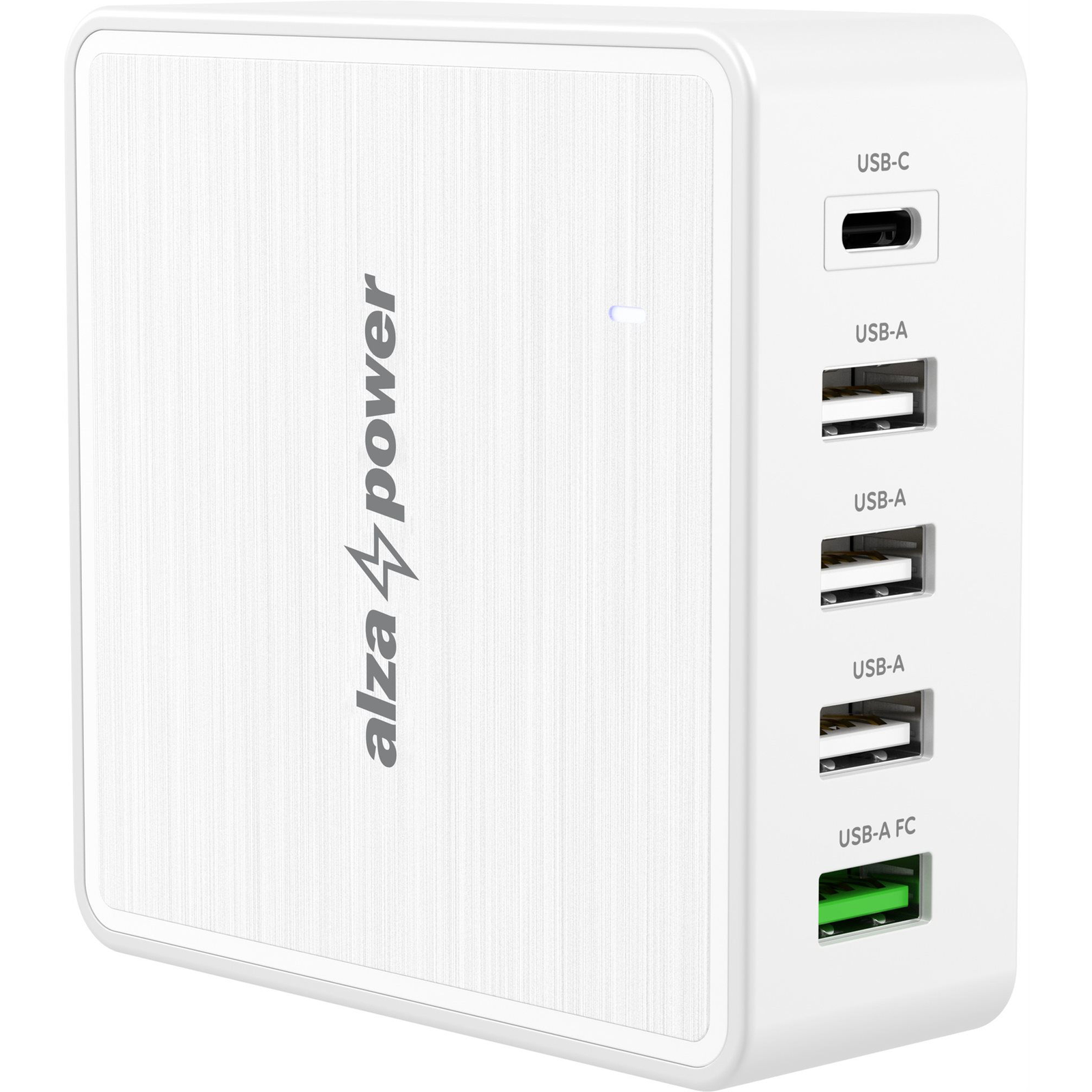 AlzaPower M100 Multi Charge Power Delivery, 60W - fehér (APW-MP4A1CN1W)