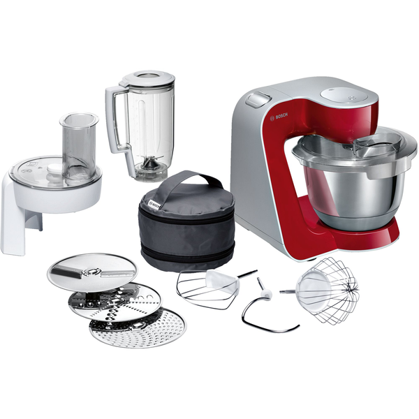 Кухненски робот Bosch MUM58720 1000 W червен/сребрист