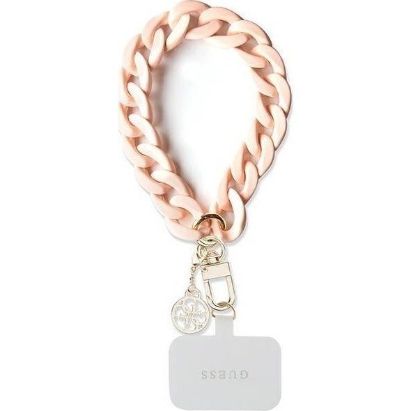 Guess GUOUCBMC4MP Universal nagy csuklópánt rózsaszín akril 4G Charm tok
