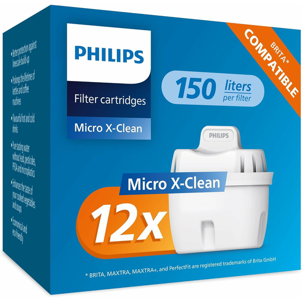 Philips AWP213/10 accessorio per filtraggio acqua Ricambio filtro per acqua 12 pz