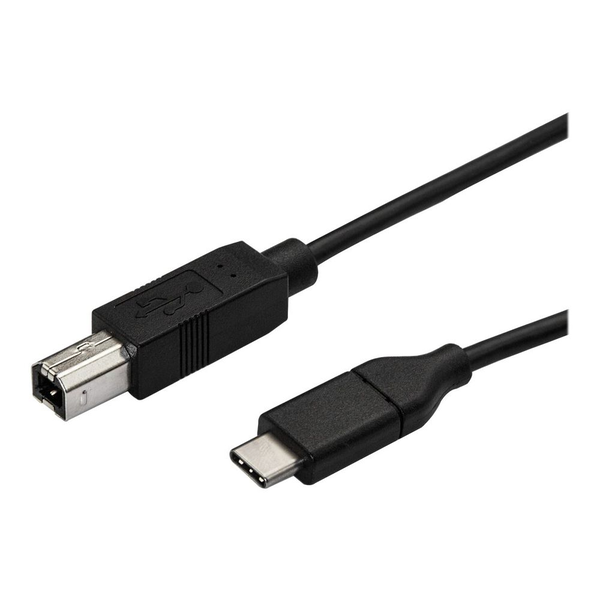 StarTech.com USB2CB3M cavo USB USB C USB B Nero
