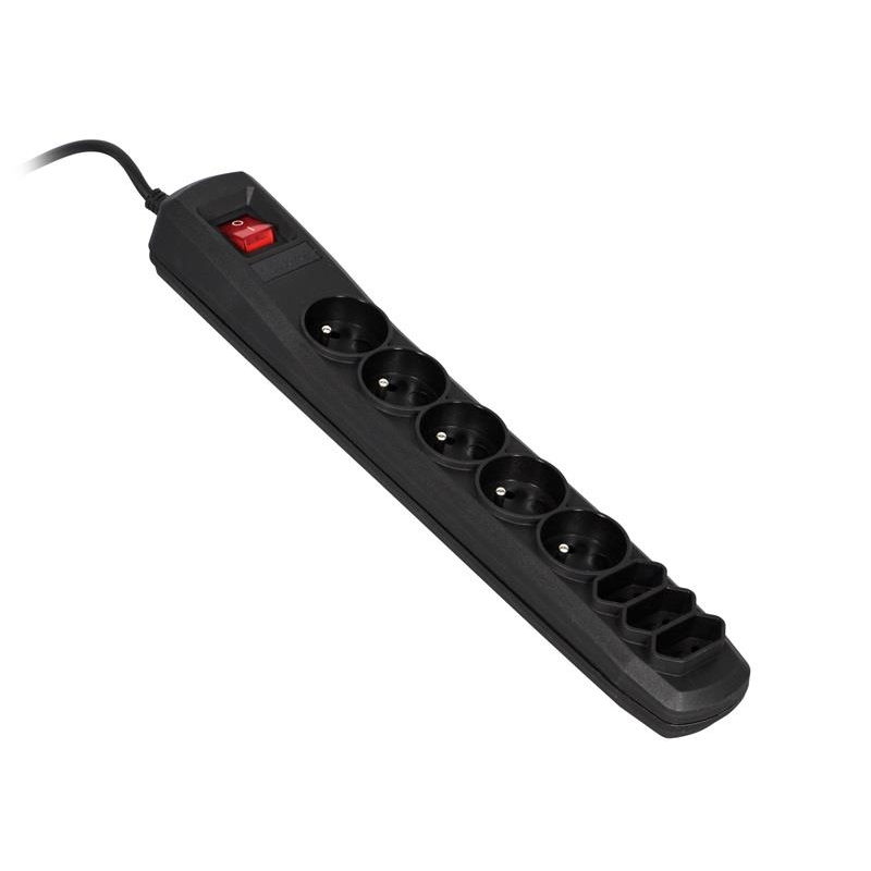 Activejet APN-8g/3m-BK 8-as túlfeszültség védő - elosztó 3m (APN-8G/3M-BK)